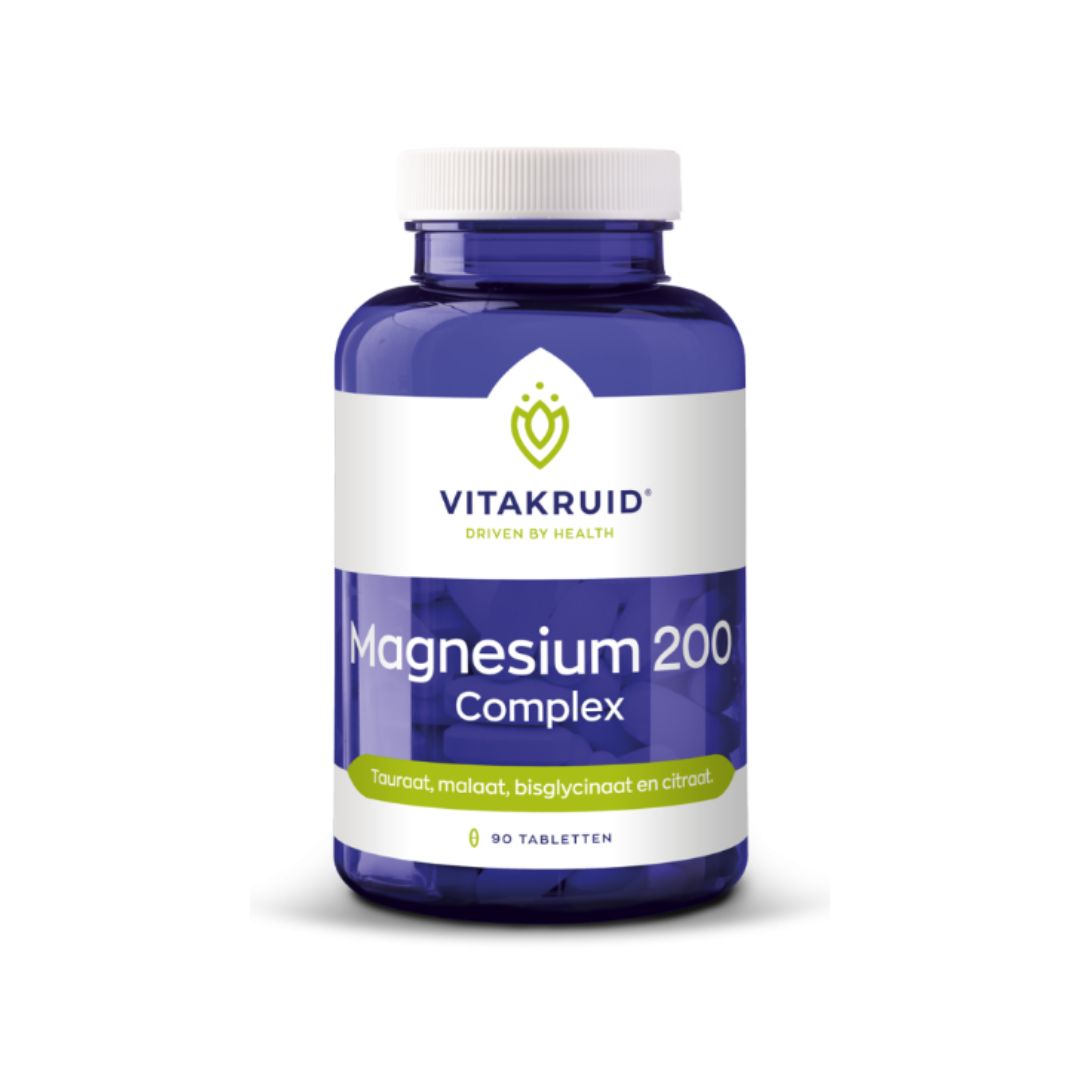 Magnesium 200 Complex - Vitakruid - 90 tabletten